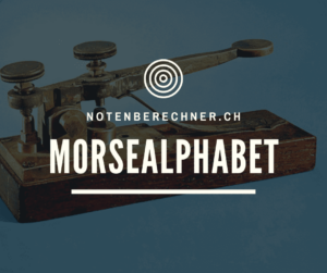 Morsecode Morsealphabet